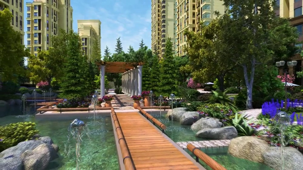 大華錦繡華城建筑動畫